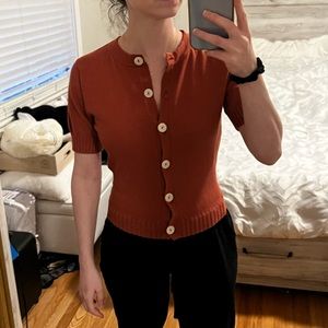 ASOS short sleeve sweater/cardigan